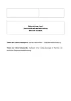 Vorschau - Stundenentwürfe - UE_Deutsch_anonym - Deckblatt