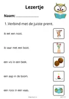 Voorbeeld - Lezertjes bij VLL kim versie - begrijpend lezen - Pagina 1