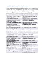 Vorschau - Arbeitsblätter - Internet und soziale Netzwerke - Tandembogen - Seite 1