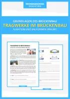 Vorschau - Arbeitsblätter - Technik - Tragwerke im Brückenbau - Deckblatt