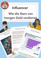 Vorschau - Stundenentwürfe - Influencer – Wie die Stars von morgen Geld machen - Deckblatt
