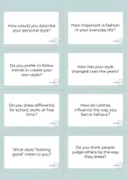 Vista previa - Hojas de trabajo - Conversation Questions - Fashion and Trends - página 1