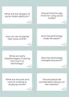 Vista previa - Hojas de trabajo - Conversation Questions - Modern Media and Technology, Communication - página 2
