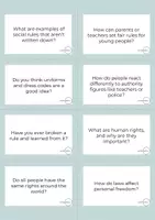 Vista previa - Hojas de trabajo - Conversation Questions - Rules and Laws - página 3
