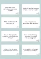 Vista previa - Hojas de trabajo - Conversation Questions - Sports and Leisure Activities - página 3