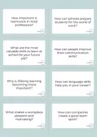 Vista previa - Hojas de trabajo - Conversation Questions - The World of Work - página 2