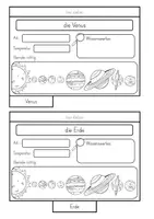 Vorschau - Arbeitsblätter - Planeten und Sonnensystem - Flipbook zur Wissenskartei - Seite 3
