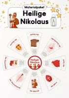 Vorschau - Bildkarten - Legekreis Hl. Nikolaus | Brauchtum Nikolaus | 6. Dezember - Deckblatt