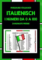 Vorschau - Merkblätter - ITALIAN NUMBERS 0-100 LIST FREEBIE - Deckblatt