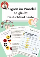 Vorschau - Unterrichtsreihen - Religion im Wandel – So glaubt Deutschland heute - Deckblatt