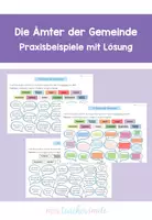 Vorschau - Arbeitsblätter - Materialpaket Gemeinde HSU - Seite 1