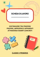 anteprima - Esercizi - SL frazioni proprie, improprie e apparenti - Pagina di copertina