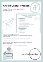 Vorschau - Arbeitsblätter - Article Useful Phrases - Deckblatt