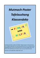 Vorschau - Poster - Cover Fehler sind Helfer - Deckblatt