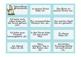 Vorschau - Poster - Ferien Satzanfänge: Schreibhilfe - Seite 2