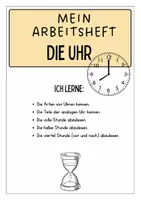 Vorschau - Arbeitsblätter - Die Uhr - Großes Arbeitsheft mit vielen Übungen Kl. 1-4 - Seite 1