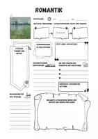 Vorschau - Arbeitsblätter - Epochensteckbrief Romantik mit 10 Kriterien (inkl. Lösungen) - Seite 1