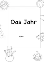 Vorschau - Arbeitsblätter - Das Jahr - Deckblatt