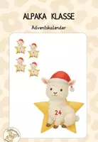 Vorschau - Mal- und Bastelvorlagen - Alpakaklasse Motiv für Adventskalender - Deckblatt