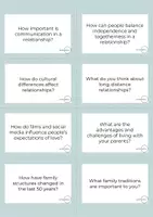 Vista previa - Hojas de trabajo - Conversation Questions - Relationships - página 2