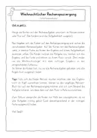 Vorschau - Arbeitsblätter - Rechenspaziergang Weihnachten Zahlenraum 20 mit ZÜ - Seite 2