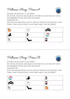 Náhled - Halloween-Bingo pro výuku němčiny (uroven A1 & A2) - krycí list