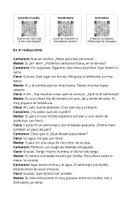 Vorschau - Arbeitsblätter - Spanisch Arbeitsblätter: En el restaurante / La comida y bebida (Hör- & Lesetext, 3-fach differenziert) - Seite 3