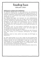 Vorschau - Arbeitsblätter - Reading Race Halloween Englisch Sek I Lesekompetenz - Seite 1