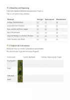 Vorschau - Arbeitsblätter - Vögel und ihre Lebensräume in Bayern - Seite 1