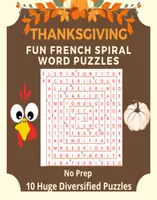 Aperçu - Jeux - French Thanksgiving vocabulary puzzles | Mots en spirale - Page de couverture