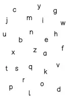 Vorschau - Arbeitsblätter - Buchstaben erkennen Abfrage-Blätter - Seite 2