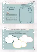 Vista previa - Refuerzo / NEE / Materiales de apoyo - Diario de emociones, gratitud y pensamientos positivos - página 2