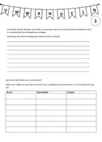 Vorschau - Arbeitsblätter - Dezimalzahlen, Brüche und Anteile würfeln und puzzeln - Seite 2