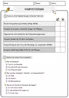 Vorschau - Arbeitsblätter - Kompostierung Umwelt Lesetext mit Richtig Falsch Multiple Choice und Offenen Fragen - Seite 2