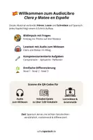 Vorschau - Arbeitsblätter - Spanisch Arbeitsblätter: El condicional simple / Salir de fiesta (Hör- & Lesetext, 3-fach differenziert) - Seite 1