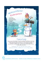 Vorschau - Mal- und Bastelvorlagen - Freebie: Weihnachtlicher Kinderpunsch zum Ausdrucken - Seite 1