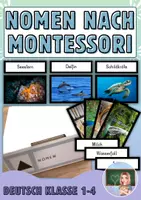 Vorschau - Fördermaterial/Inklusion - Nomen nach Montessori - Deckblatt
