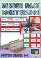 Vorschau - Fördermaterial/Inklusion - Materialpaket Wortarten nach Montessori - Seite 1