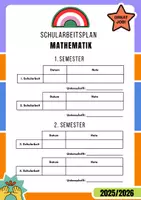 Vorschau - Anderer Materialtyp - Schularbeitenübersicht für Deutsch und Mathematik - Seite 2