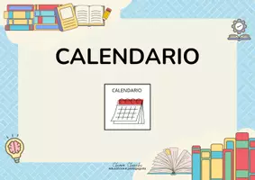 anteprima - Materiale di supporto/inclusione - CALENDARIO in CAA - Pagina 1