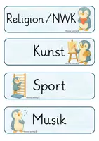Vorschau - Poster - Stundenplan Pinguin-Edition - Seite 2