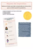 Vorschau - Arbeitsblätter - Repaso imperativo positivo / frases condicionales / reglas contra el Covid - Deckblatt