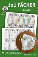 Vorschau - Mal- und Bastelvorlagen - Einmaleins & Einsdurcheins Fächer, KOALA-Klasse, SPAR-BUNDLE - Seite 1