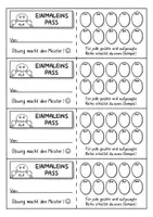 Vorschau - Mal- und Bastelvorlagen - FREEBIE Einmaleins Pass, SCHILDKRÖTEN-Klasse, Reihen 1–10 - Seite 3