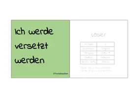 Vorschau - Aufgabenkarten - Wortarten - noch mehr Verbbestimmung nach allen Kriterien - Seite 3