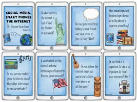 Vorschau - Stationenlernen - Social Media, Mobile Phones & The Internet - 50+ Stop and Swap Cards - Seite 1