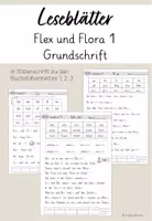 Vorschau - Arbeitsblätter - Leseblätter Grundschrift Flex und Flora 1 - Deckblatt