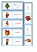 Vorschau - Spiele - Winter Domino - Wörter lesen - Leseverständnis - Seite 3