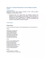 Vorschau - Klassenarbeiten - Faust Klausur Goethe: ,,Prolog im Himmel“ Deutsch Q1 Q2 - Seite 1