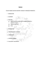 Vista previa - Refuerzo / NEE / Materiales de apoyo - PROGRAMACIÓN O PLAN DE TRABAJO DE ESPECIALISTAS AL Y PT - página 1
